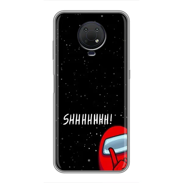 Чехол с рисунком «SHHHHH» для Nokia G10 Чехол с рисунком «SHHHHH» для Nokia G10