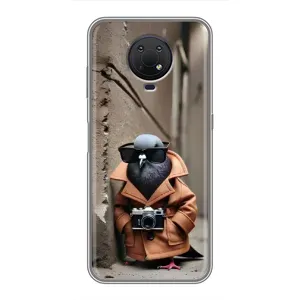 Чехол с мемами тралалело тралала для Nokia G10 (Шпиониро голубио)
