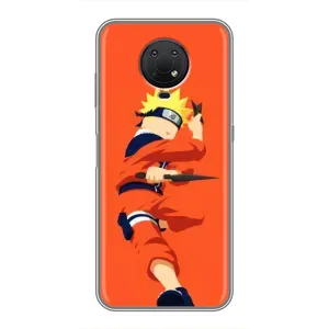 Чехлы с принтом Наруто на Nokia G10 (Силуэт Наруто)