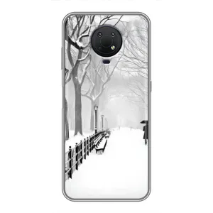 Чехлы на Новый Год Nokia G10 (Снегом замело)