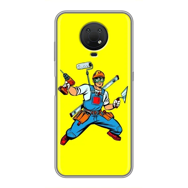 Чехол с рисунком «Строитель» для Nokia G10 Чехол с рисунком «Строитель» для Nokia G10