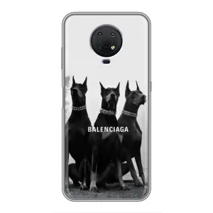 Чехол ДОБЕРМАН для Nokia G10 (Три добермана)