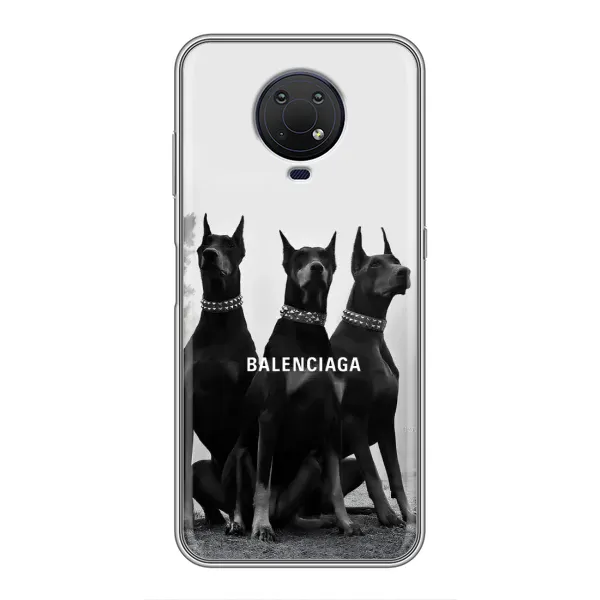 Чехол с рисунком «Три добермана» для Nokia G10 Чехол с рисунком «Три добермана» для Nokia G10