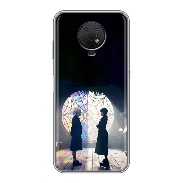 Чехол с рисунком «Уэнсдей и Энди» для Nokia G10 Чехол с рисунком «Уэнсдей и Энди» для Nokia G10