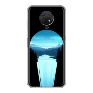 Летний Чехол на Nokia G10 (Синий Водопад)