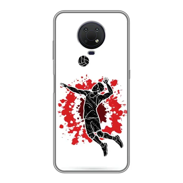 Чехол с рисунком «Волейболист» для Nokia G10 Чехол с рисунком «Волейболист» для Nokia G10