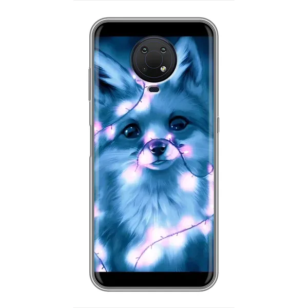 Чехол с рисунком «Яркая Лиса» для Nokia G10 Чехол с рисунком «Яркая Лиса» для Nokia G10