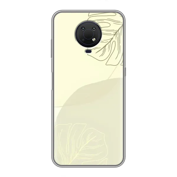 Чехол с рисунком «Зелёный фон» для Nokia G10