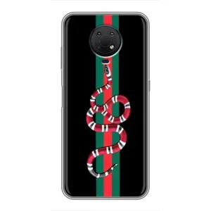 Чехлы Бренд GUCCI для Nokia G10 (Змей Гуччи)