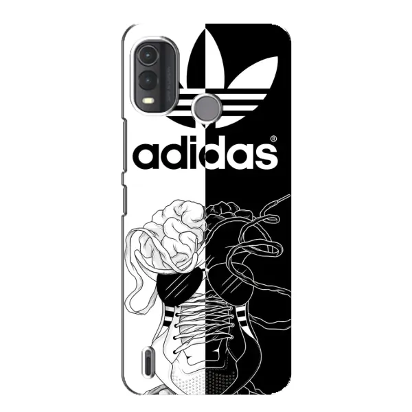 Чехол с рисунком «Adidas шнурки» для Nokia G11 Plus