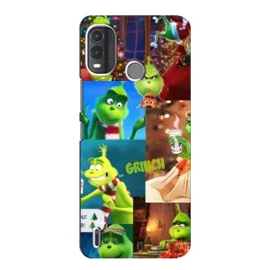 Чехол с рисунком «Арт Гринч» для Nokia G11 Plus
