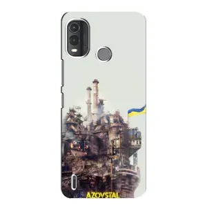 Чехлы на военную тематику для Nokia G11 Plus (Азовсталь)