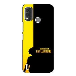 Чохол (TPU) з картинкою "Лого Пабг" на Нокіа Джи 11 Плюс (Battlegrounds)