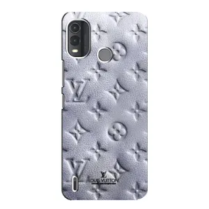 Текстурный Чехол Louis Vuitton для Нокиа Джи 11 Плюс (Белый ЛВ)