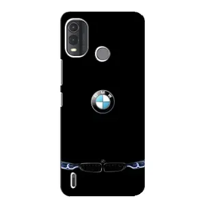 Силіконовий бампер з картинкою машини на Nokia G11 Plus (Чорний BMW)