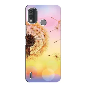 Силиконовый Чехол с одуванчиками на Nokia G11 Plus (Цветок-одуванчик)