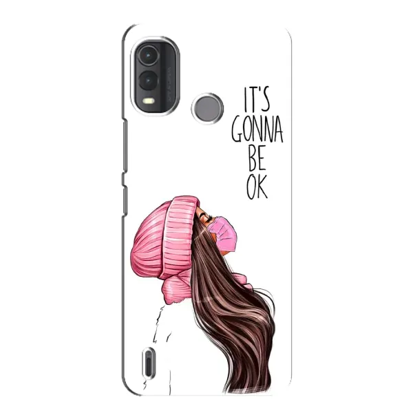 Чехол с рисунком «Девушка в маске» для Nokia G11 Plus Чехол с рисунком «Девушка в маске» для Nokia G11 Plus