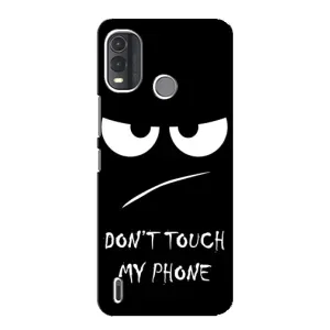 Чехол с прикольным текстом на Nokia G11 Plus (Dont)