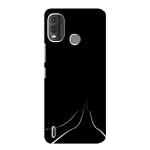 Чехол с картинками на черном фоне для Nokia G11 Plus (Дорога)