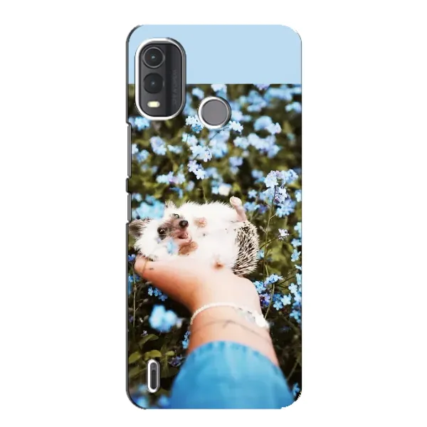Чехол с рисунком «Ежик на руках» для Nokia G11 Plus Чехол с рисунком «Ежик на руках» для Nokia G11 Plus