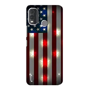 Чехол Флаг USA для Nokia G11 Plus (Флаг США 2)