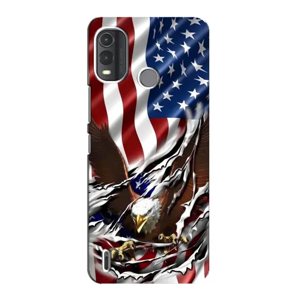 Чехол с рисунком «Флаг USA» для Nokia G11 Plus Чехол с рисунком «Флаг USA» для Nokia G11 Plus