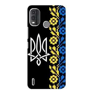 Силіконовый Чохол на Nokia G11 Plus (Герб и вишиванка)