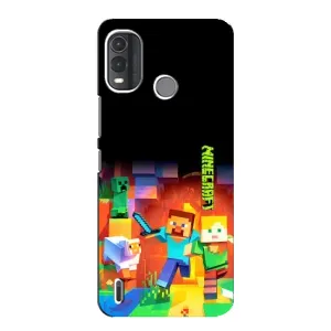 Чохли для Nokia G11 Plus (Персонажі МайнКрафт) (Герой Майнкрафт)