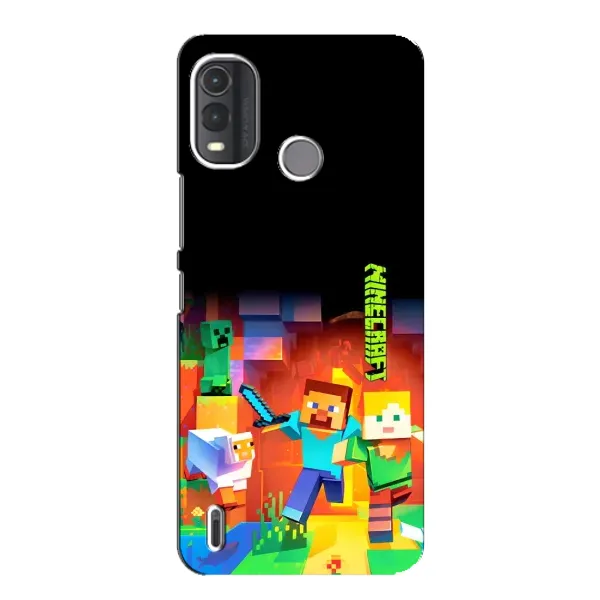 Чехол с рисунком «Герой Майнкрафт» для Nokia G11 Plus Чехол с рисунком «Герой Майнкрафт» для Nokia G11 Plus