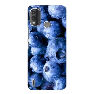 Чехол с изображением вкусной еды для Nokia G11 Plus (Голубика)