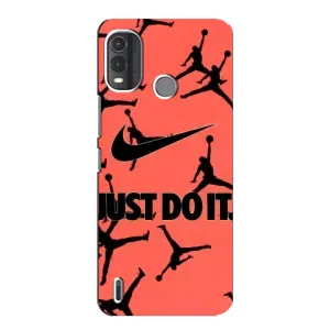 Силиконовый Чехол Nike Air Jordan на Нокиа Джи 11 Плюс