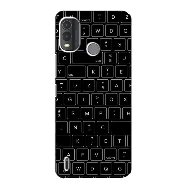 Чехол с рисунком «Клавиатура» для Nokia G11 Plus