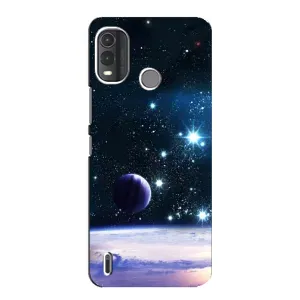Чехол (ТПУ) с планетами на Nokia G11 Plus (Космический вид)