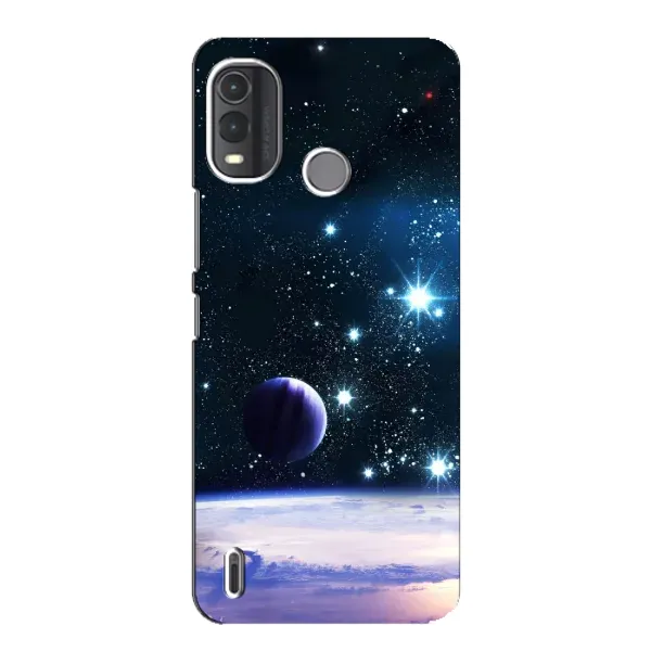 Чехол с рисунком «Космический вид» для Nokia G11 Plus