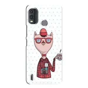 Чехол на тематику: Коты для Nokia G11 Plus (Кот аристократ)