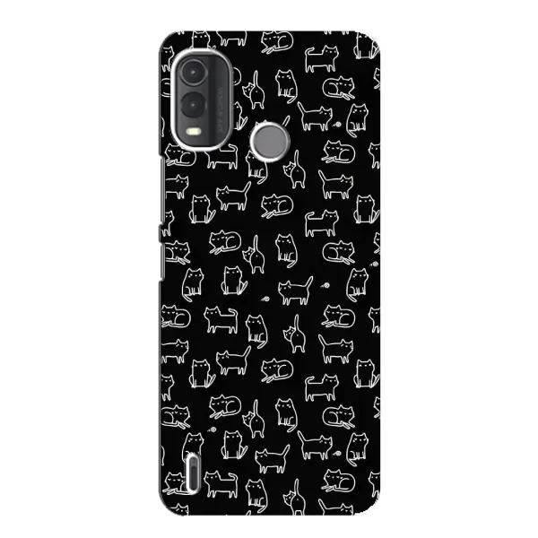 Чехол с рисунком «Котики на черном» для Nokia G11 Plus Чехол с рисунком «Котики на черном» для Nokia G11 Plus