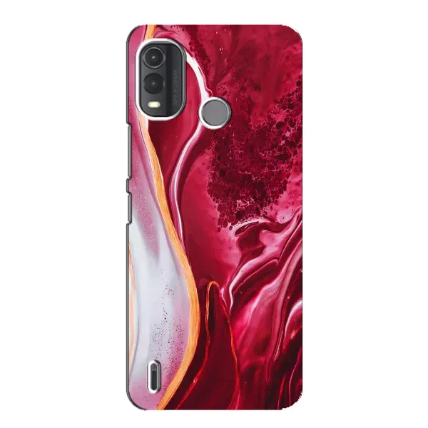 Чехол с рисунком «Красный мрамор» для Nokia G11 Plus Чехол с рисунком «Красный мрамор» для Nokia G11 Plus