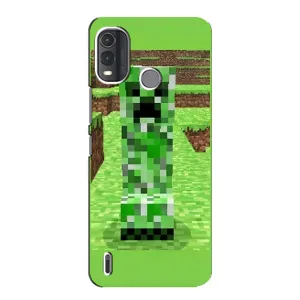 Чохли для Nokia G11 Plus (Персонажі МайнКрафт) (Кріпер 2)