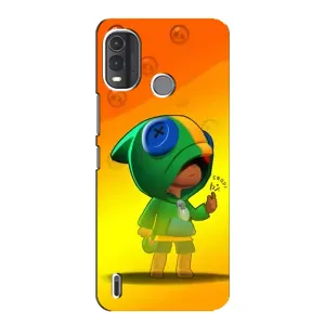 Чехол Бравл Старс для Nokia G11 Plus (LEON в кофте)