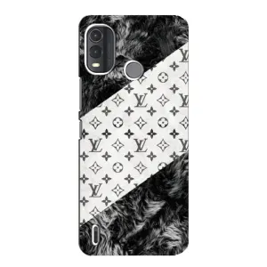 Чехол Стиль Louis Vuitton на Nokia G11 Plus (LV на белом)