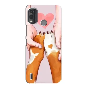 Чехол (ТПУ) Милые собачки для Nokia G11 Plus (Любовь к собакам)