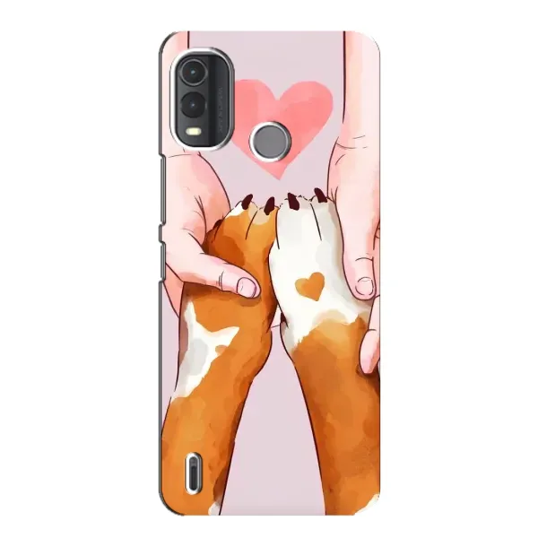 Чехол с рисунком «Любовь к собакам» для Nokia G11 Plus Чехол с рисунком «Любовь к собакам» для Nokia G11 Plus