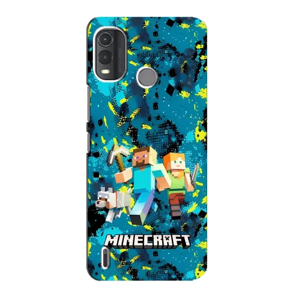 Чехол с рисунком «Майнкрафт» для Nokia G11 Plus Чехол с рисунком «Майнкрафт» для Nokia G11 Plus
