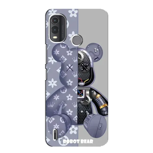 Чехол с рисунком «Медведь Louis Vuitton» для Nokia G11 Plus