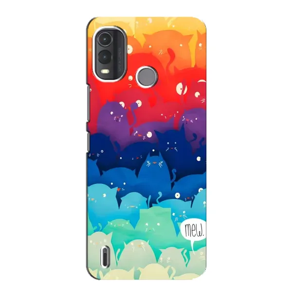 Чехол с рисунком «Mew» для Nokia G11 Plus
