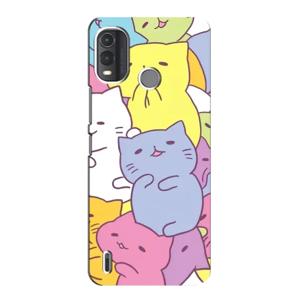 Чехол с рисунком «Милые котики» для Nokia G11 Plus Чехол с рисунком «Милые котики» для Nokia G11 Plus