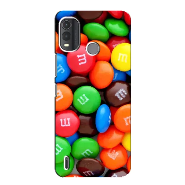 Чехол с рисунком «Разноцветные M&M'S» для Nokia G11 Plus Чехол с рисунком «Разноцветные M&M'S» для Nokia G11 Plus