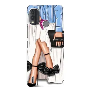 Силиконовый Чехол на Nokia G11 Plus с картинкой Стильных Девушек (Мода)