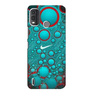 Силиконовый Чехол на Nokia G11 Plus с картинкой Nike (Найк зеленый)