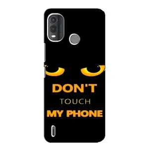 Чехол с Прикольным принтом на Nokia G11 Plus (Не трогай мой телефон)